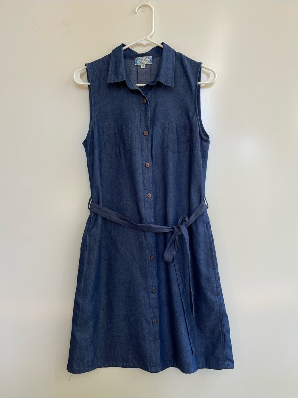 J. Jill Dark Indigo Button-Up Shirt dress - Picture 2 of 9